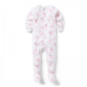 Baby Good Night Footed Pajama in Ballet Slipper - Janie And Jack