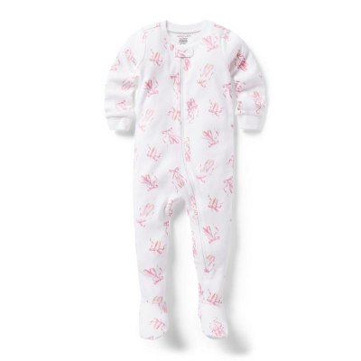 Baby Good Night Footed Pajama in Ballet Slipper - Janie And Jack