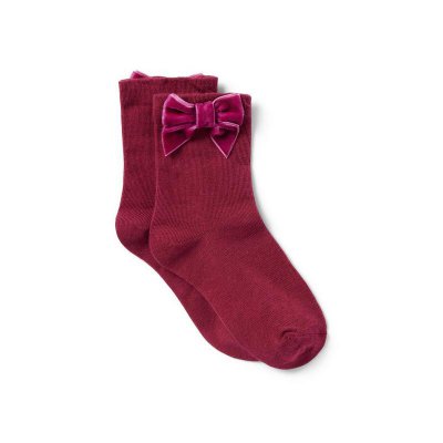 Velvet Bow Sock - Janie And Jack