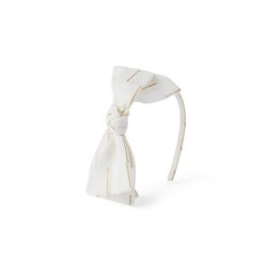 Metallic Chiffon Bow Headband - Janie And Jack