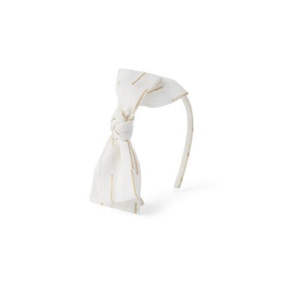 Metallic Chiffon Bow Headband - Janie And Jack