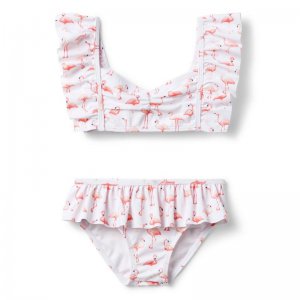 Flamingo Ruffle Recycled 2-Piece Swimsuit - Janie And Jack