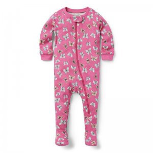 Baby Good Night Footed Pajama In Butterfly Skies - Janie And Jack