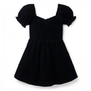 Velvet Puff Sleeve Dress - Janie And Jack