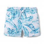 Palm Leaf Recycled Swim Trunk - Janie And Jack