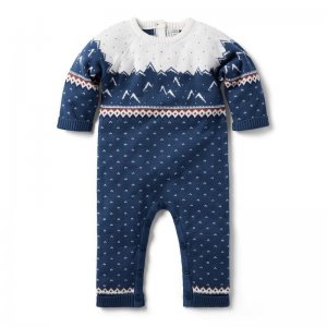 Baby Fair Isle Mountain Sweater One-Piece - Janie And Jack