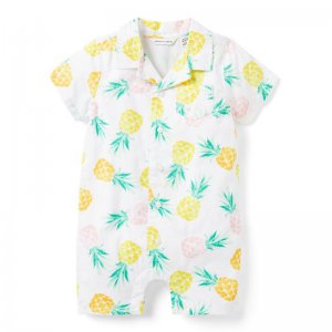 Baby Pineapple Poplin Romper - Janie And Jack