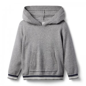 Stripe Cuff Hooded Sweater- Janie And Jack