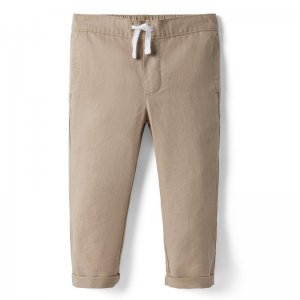 Linen-Cotton Pull-On Pant - Janie And Jack