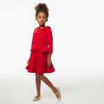 Faux Fur Collar Jacquard Dress - Janie And Jack