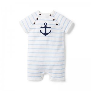 Baby Anchor Sweater Romper - Janie And Jack