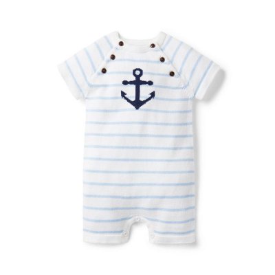 Baby Anchor Sweater Romper - Janie And Jack