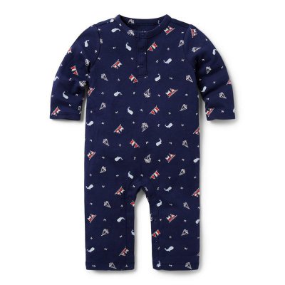 Baby Nautical Henley One-Piece - Janie And Jack