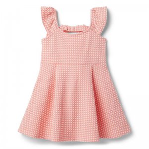 Gingham Knit Seersucker Dress - Janie And Jack