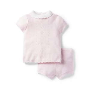 Baby Scalloped Trim Matching Set - Janie And Jack