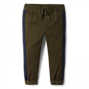 Side Stripe Twill Jogger - Janie And Jack