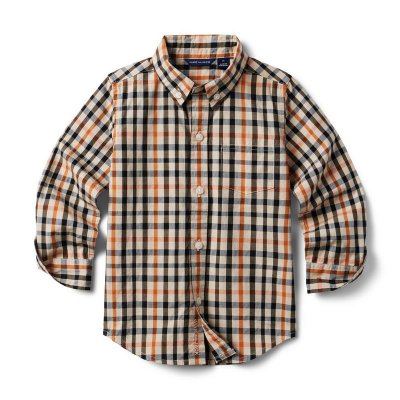 Plaid Poplin Shirt - Janie And Jack