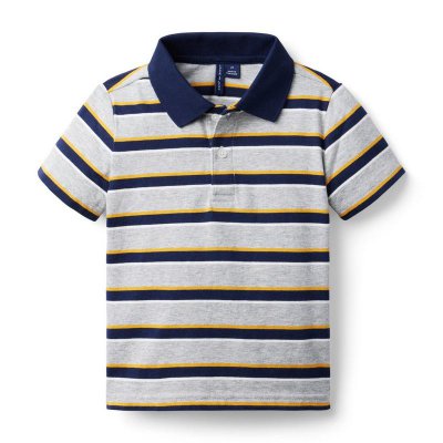 Striped Jersey Polo - Janie And Jack