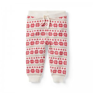 Baby Fair Isle Snowflake Sweater Jogger - Janie And Jack