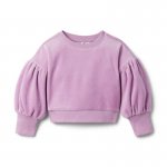 Velour Puff Sleeve Sweatshirt - Janie And Jack