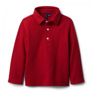 The Long Sleeve Pique Polo - Janie And Jack