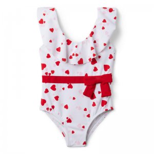 Heart Ruffle Swimsuit - Janie And Jack