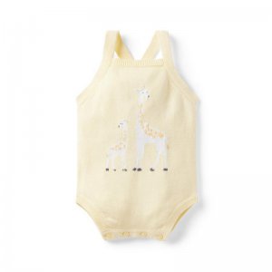 Baby Giraffe Sweater Romper - Janie And Jack