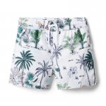 Tropical Flamingo Recycled Swim Trunk - Janie And Jack