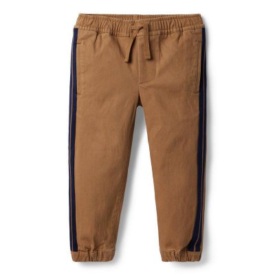 Side Stripe Twill Jogger - Janie And Jack