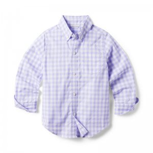 Gingham Poplin Shirt - Janie And Jack