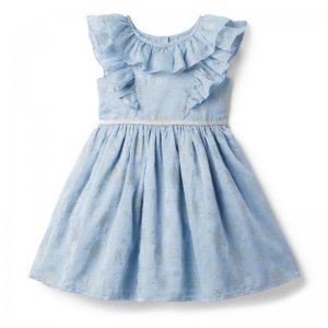 Disney Frozen Shimmer Snowflake Dress - Janie And Jack