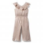 Metallic Plisse Ruffle Jumpsuit - Janie And Jack