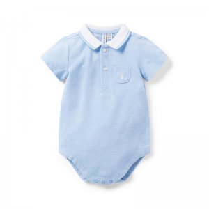 Baby Bunny Pique Polo Bodysuit - Janie And Jack