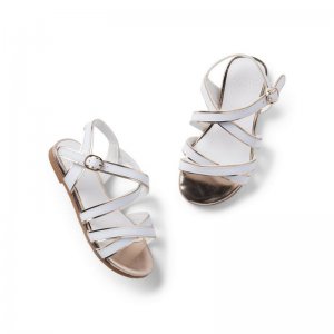 Metallic Trim Strap Sandal - Janie And Jack