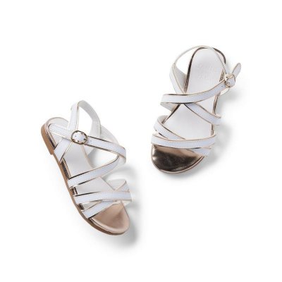 Metallic Trim Strap Sandal - Janie And Jack