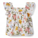 Floral Flutter Sleeve Top - Janie And Jack