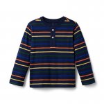 Striped Henley Tee - Janie And Jack