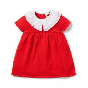 Baby Crochet Collar Sweater Dress - Janie And Jack