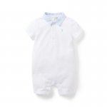 Baby Pique Polo Romper - Janie And Jack