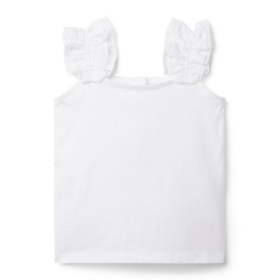 Ruffle Strap Jersey Top - Janie And Jack