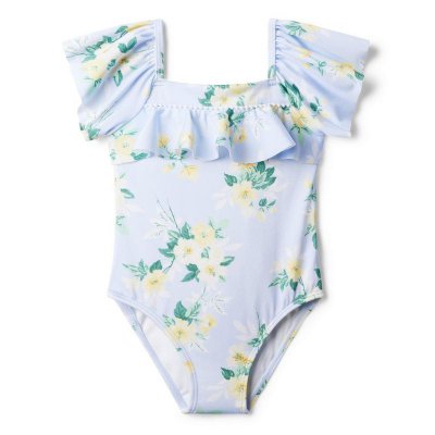 Floral Ruffle Recycled Swimsuit - Janie And Jack