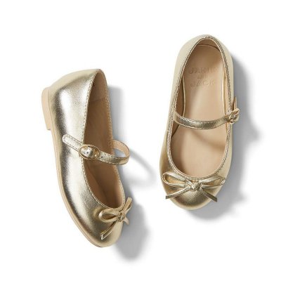 Metallic Bow Ballet Flat - Janie And Jack