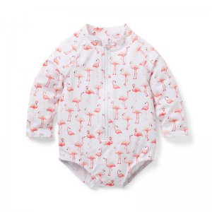 Baby Flamingo Recycled Rash Guard Swimsuit - Janie And Jack