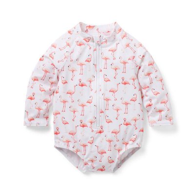 Baby Flamingo Recycled Rash Guard Swimsuit - Janie And Jack