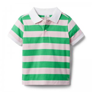 Striped Jersey Polo - Janie And Jack