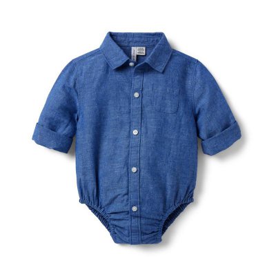 Baby Linen Bodysuit - Janie And Jack