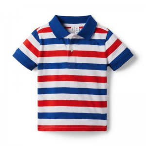 Striped Jersey Polo - Janie And Jack