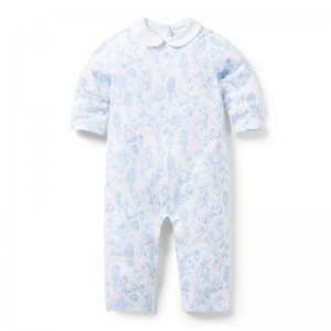 Baby Bunny Toile One-Piece - Janie And Jack