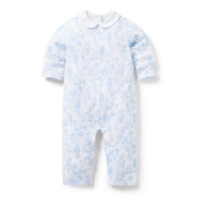 Baby Bunny Toile One-Piece - Janie And Jack