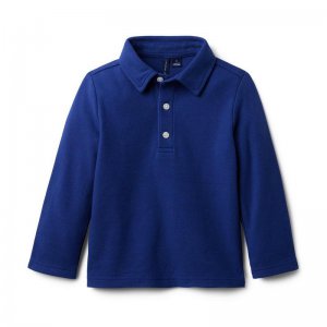 The Long Sleeve Pique Polo - Janie And Jack